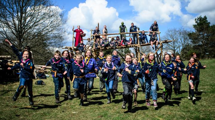 Spejdere har det sjovt..