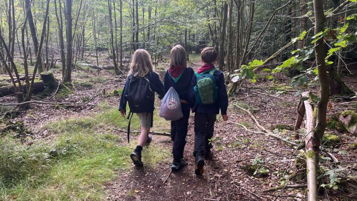 Minierne på sommerlejr i Svergie